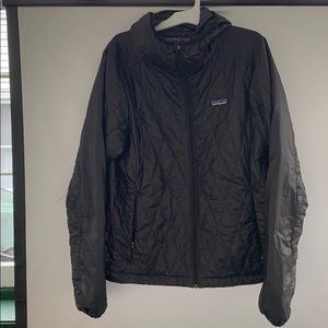 Women’s Patagonia nano puff hoody black large